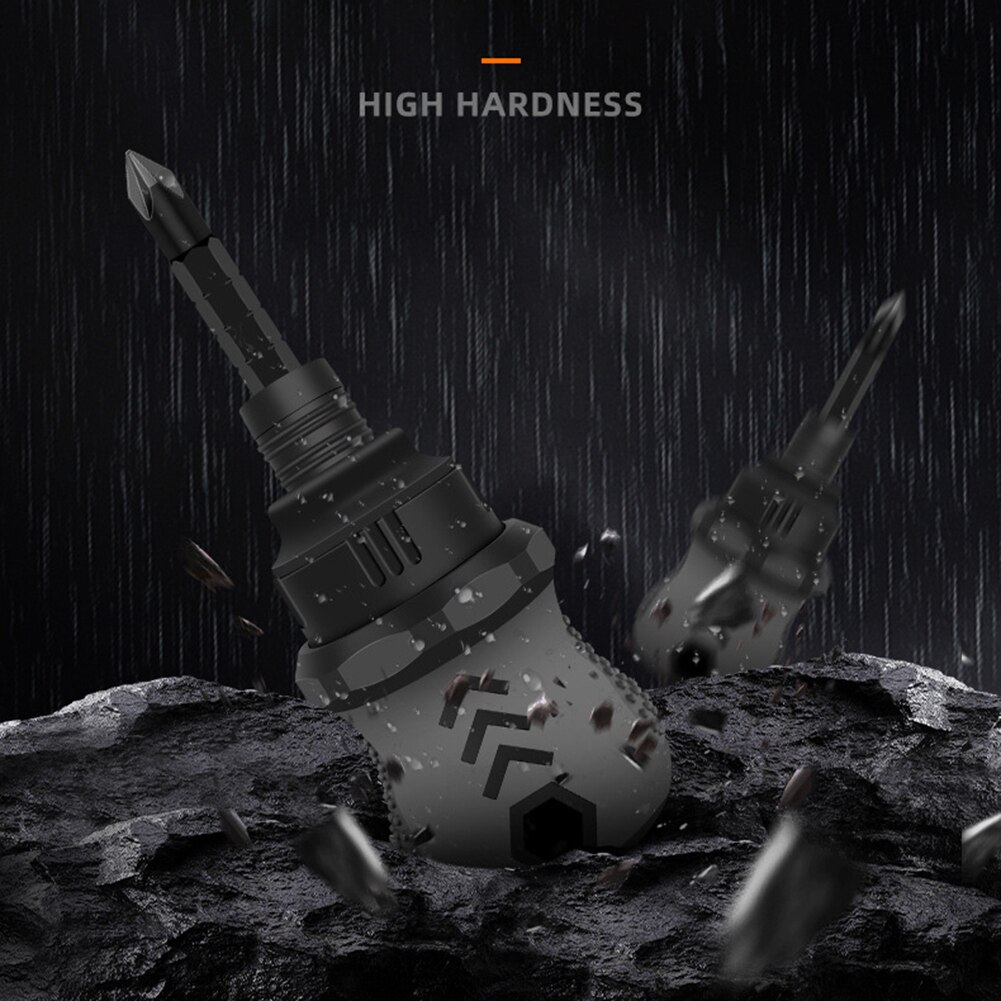 Small Manual Ratcheting Dual-Use Screwdriver Phillips Slotted 2 in 1 Mini Screwdriver Telescopic Double-Head Screwdriver