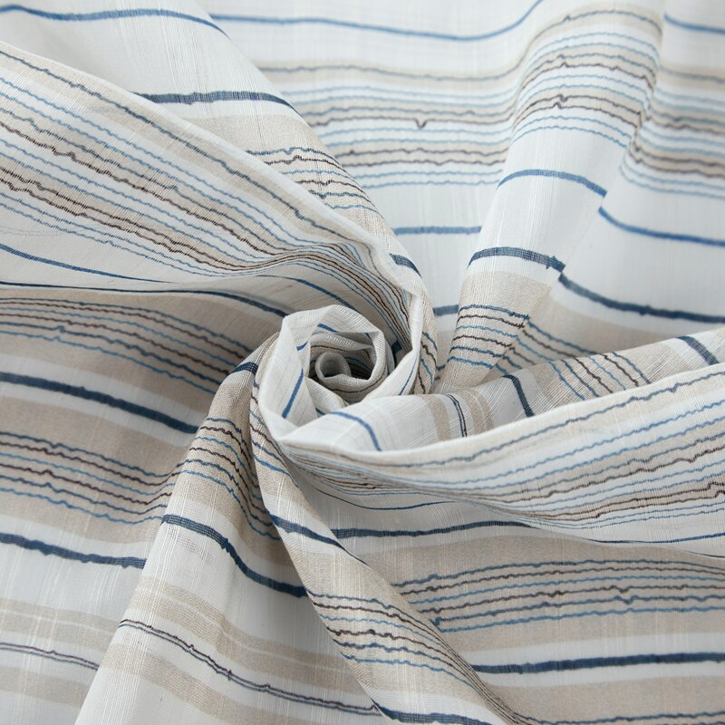 LEO&LIN White Colorful Pinstripe Is Light Breathab... Vicedeal