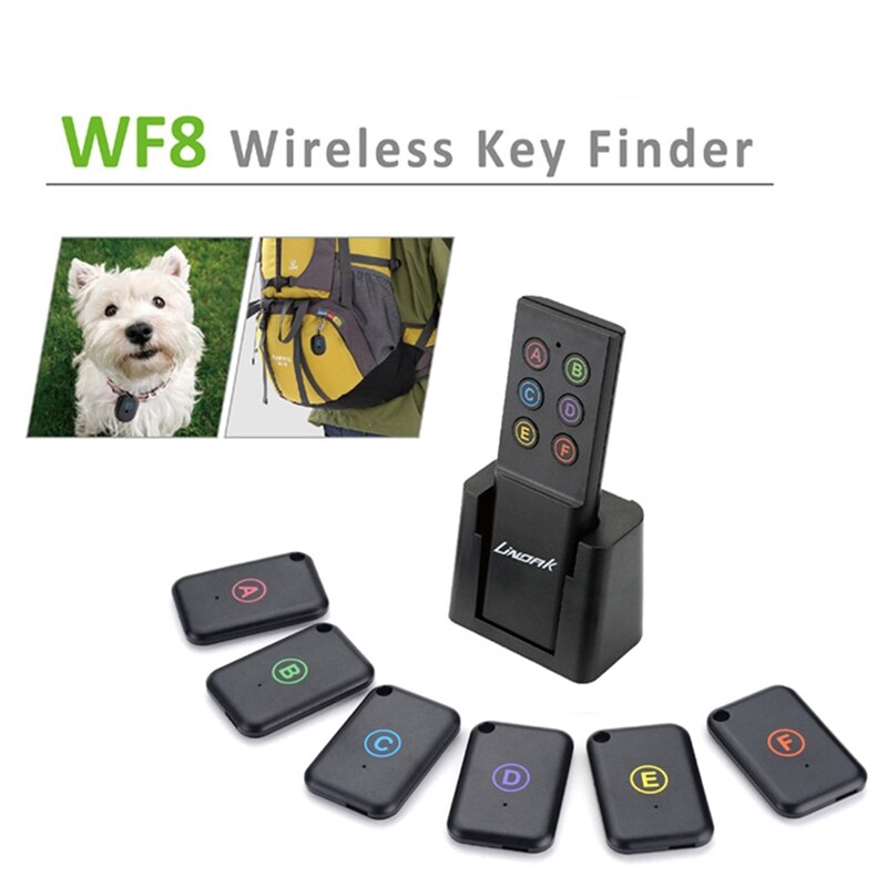 Wireless Key Finder RF Key Locator Pet Tracker Wallet Tracker Remote Control 1 RF Transmitter 6 Receiver