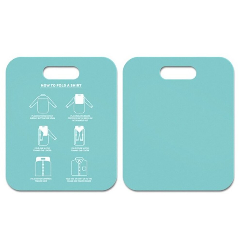 T-Shirts Laundry Folder Organizer Fast Clothes Folding Board Laundry Fold Board For Home Storage Clothes Folding Board: Blue