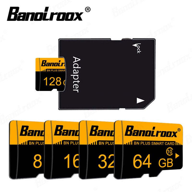 Banolroox C10 Mikro SD Karte 128GB 64GB Speicher Karte Reale kapazität Blitz Karte 32gb 16gb 8gb Cartao De Memoria Für handys