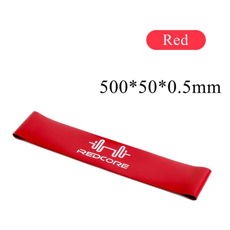 Ginásio Equipamentos de Ginástica Treinamento de Força Crossfit Yoga faixas da Resistência Bandas de Látex Elástico Loops De Borracha Equipamento de Treinamento Do Esporte: Vermelho