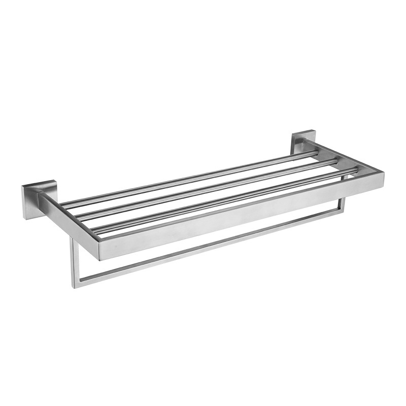 Stainless Steel Bathroom Hardware Kit Brushed Nickel Towel Rack Toilet Paper Holder Towel Bar Hook Bathroom Accessories: Yellow