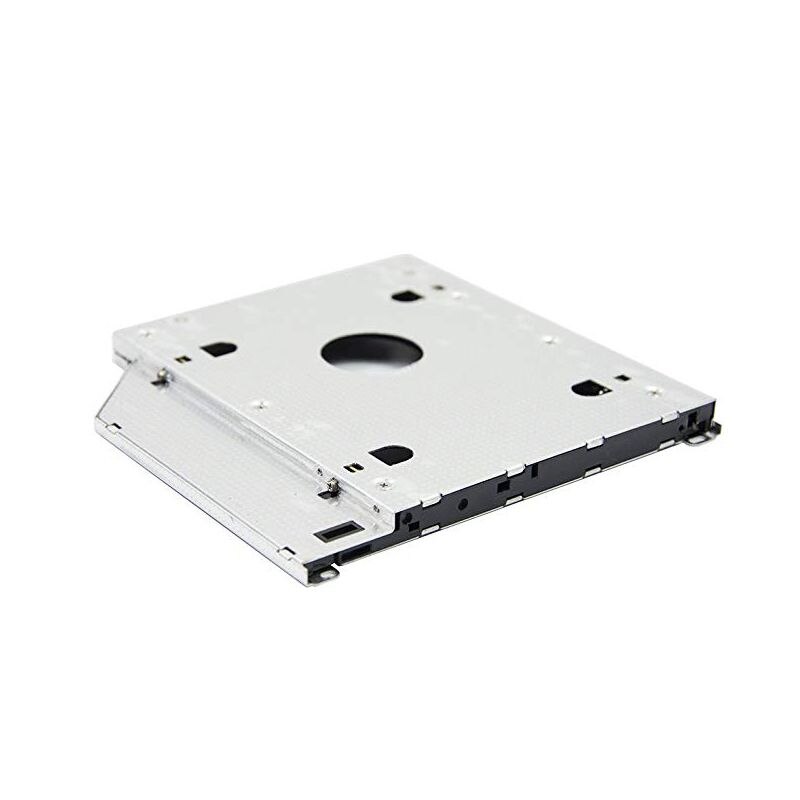 Hard Drive Caddy Tray 9.5mm Universal SATA 2nd HDD HD SSD Enclosure Hard Drive Caddy Case Tray, for 9.5mm Laptop CD / DVD-ROM Op