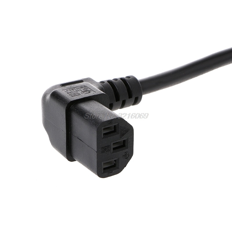 Male to Female C14 C13 PLug PDU Extension Power Cable Connector Right Angle Oct15 Whosale