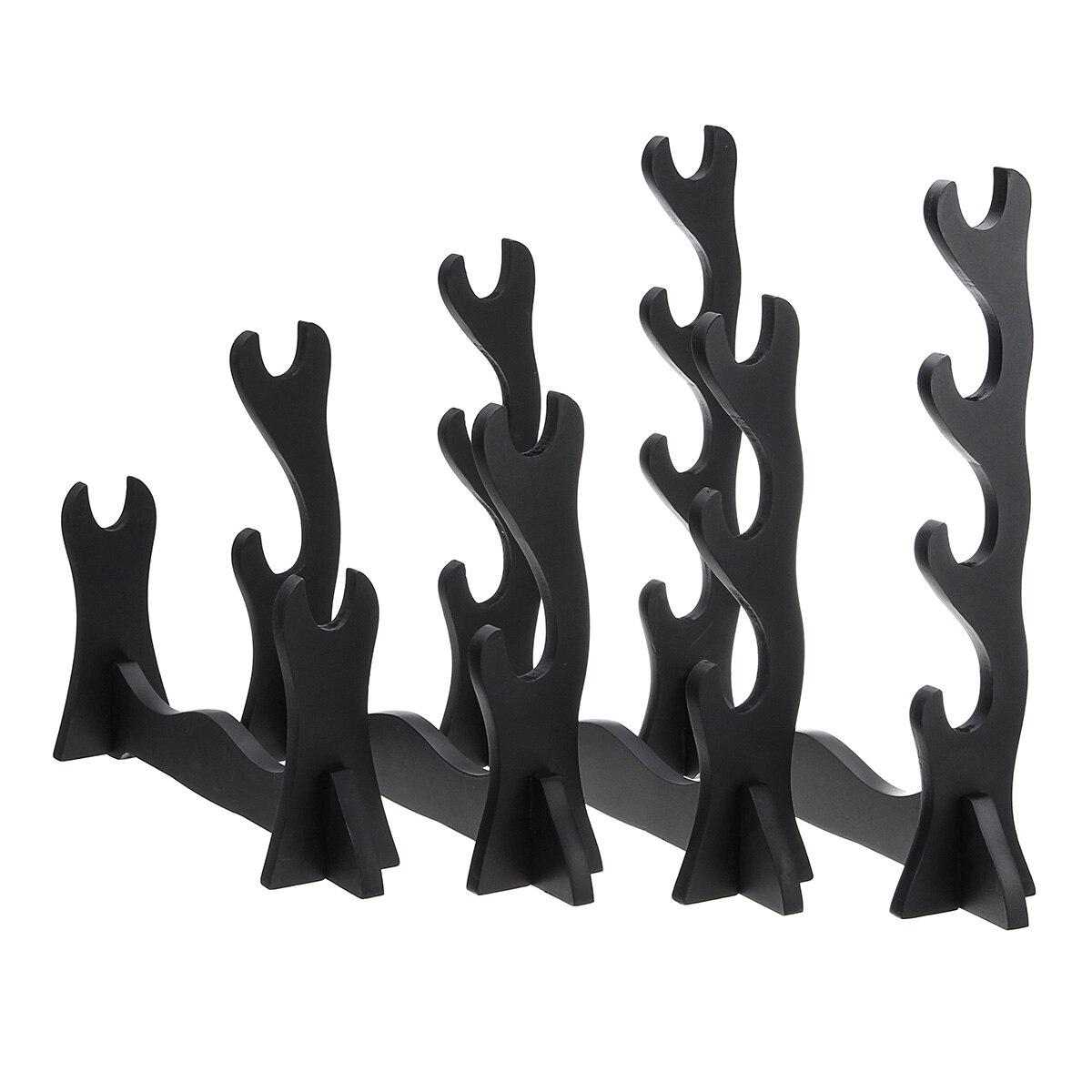 Wall-mounted 1/2/3/4-Tier Samurai Sword Holder Wakizashi Katana Holder Stand Hanger Bracket Rack Display Home Decor Decoration