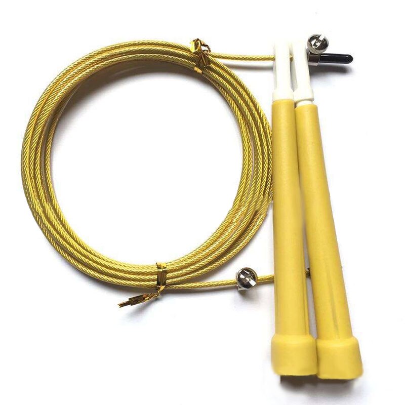 3M di Salto Corde per Saltare Cavo di Acciaio Inox Regolabile Velocità Veloce PVC Maniglia Crossfit Formazione Guantoni Da Boxe sport Esercizi
