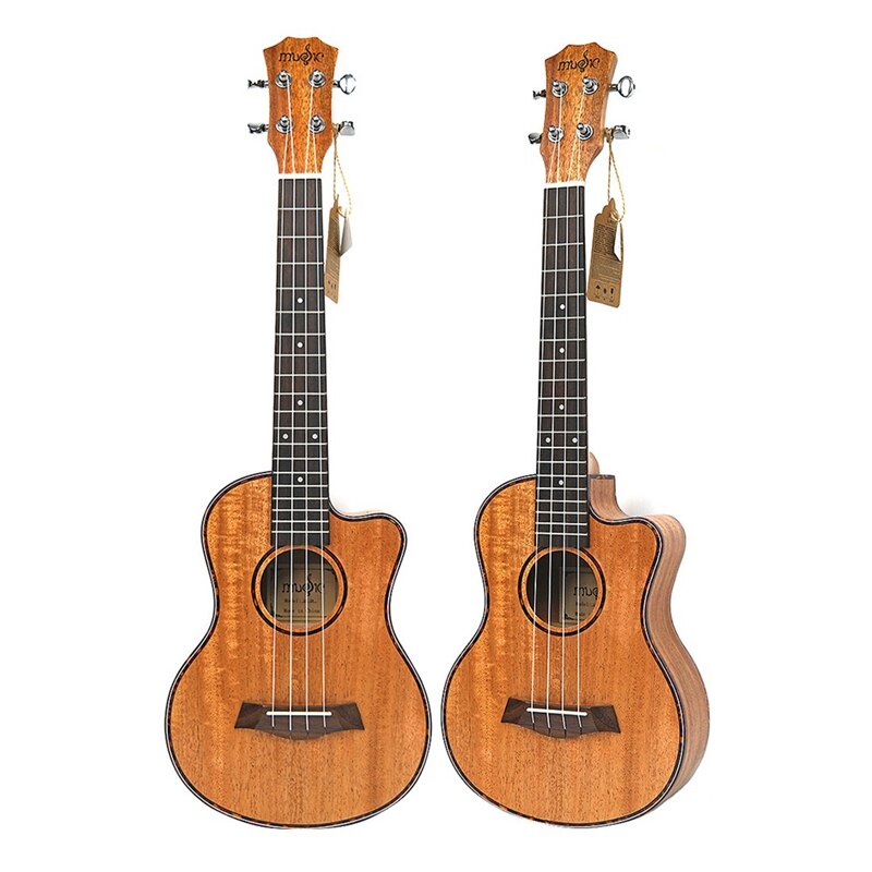 Ukelele acústico Tenor de 26 pulgadas, 4 cuerdas, guitarra de viaje, madera, caoba, instrumento musical