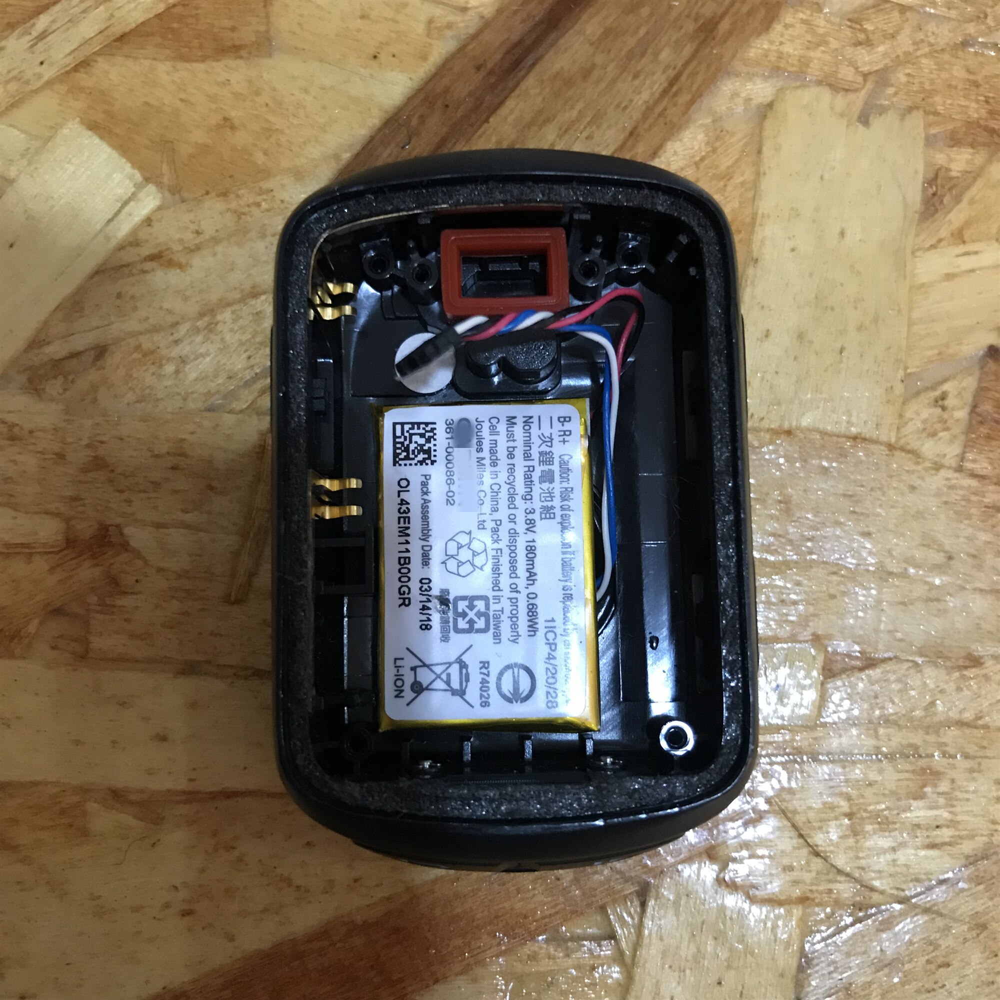 Edge 130 vélo podomètre/chronomètre coque arrière + batterie réparation d'origine pièces de rechange GARMIN coquille accessoires marchandises