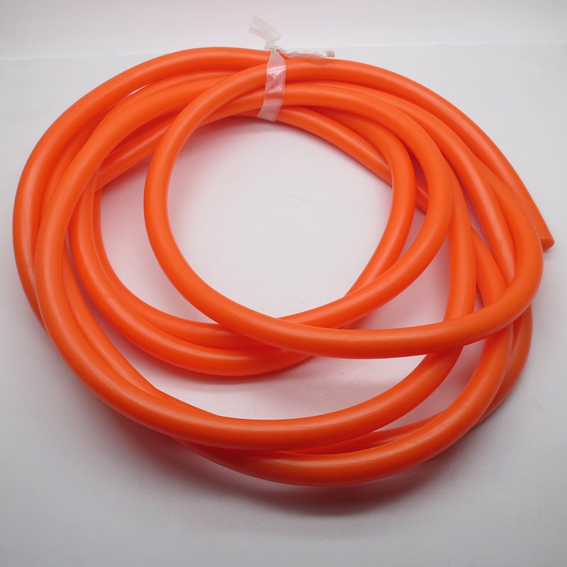 Corda de borracha para exercício, faixa de resistência elástica esportiva com 14mm de diâmetro, 13.5mm: 5M orange rope