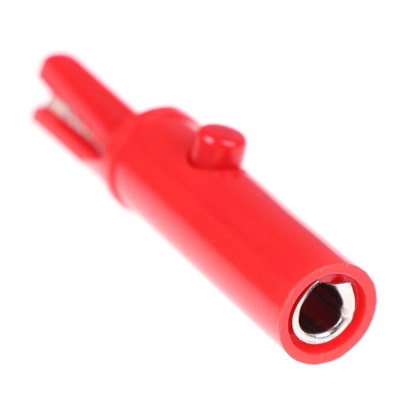 2 Stuks Push Button Type Volledige Beschermende Alligator Clip Voor Professionele Multimeter