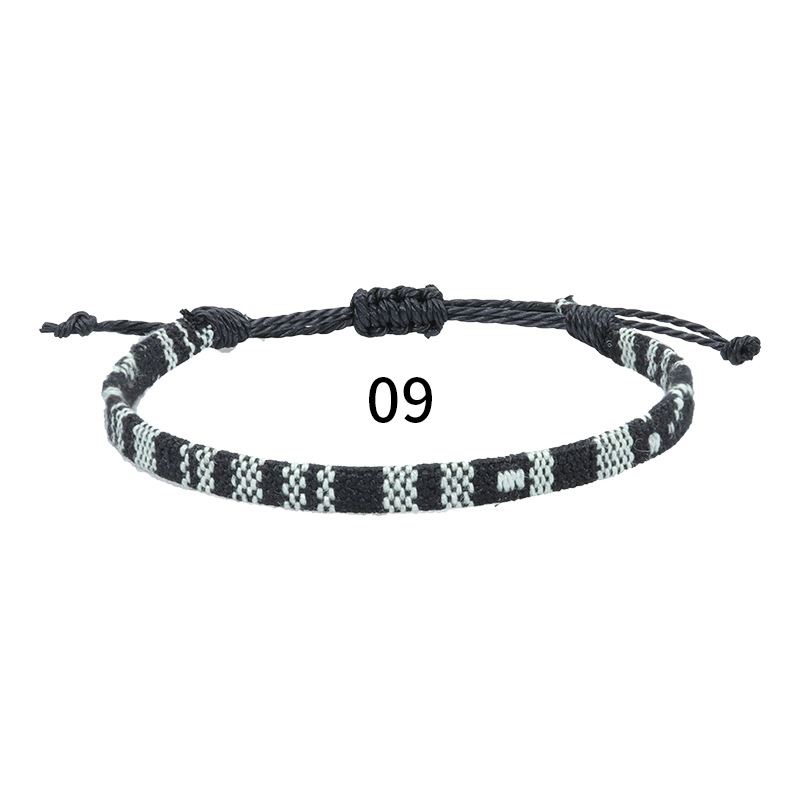 Fußkettchen für Frauen, gewebter Stoff, Fußbein-Armbinde, Männer, handgefertigt, Seil, Geflecht, Knoten, Strand, Barfuß, Webart, ethnischer Boho, verstellbarer Charme: Hellgelb Farbe