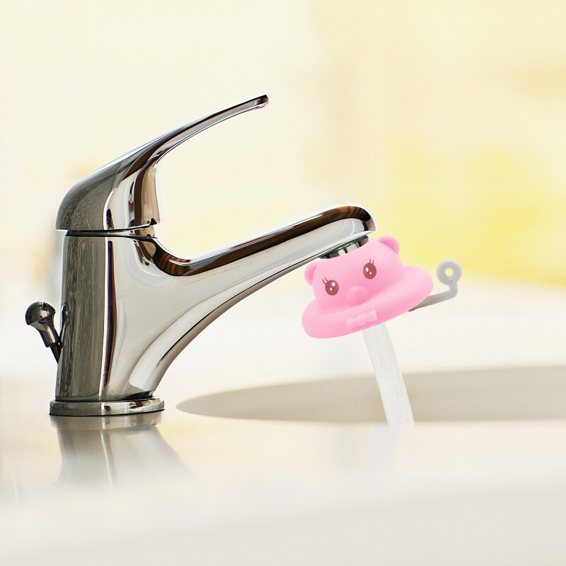 Cartoon Faucet Shower Filter Water Saving Splash Splash Head Kitchen Tap Nozzle Water Saving 360 Degree Dotating Bathroom