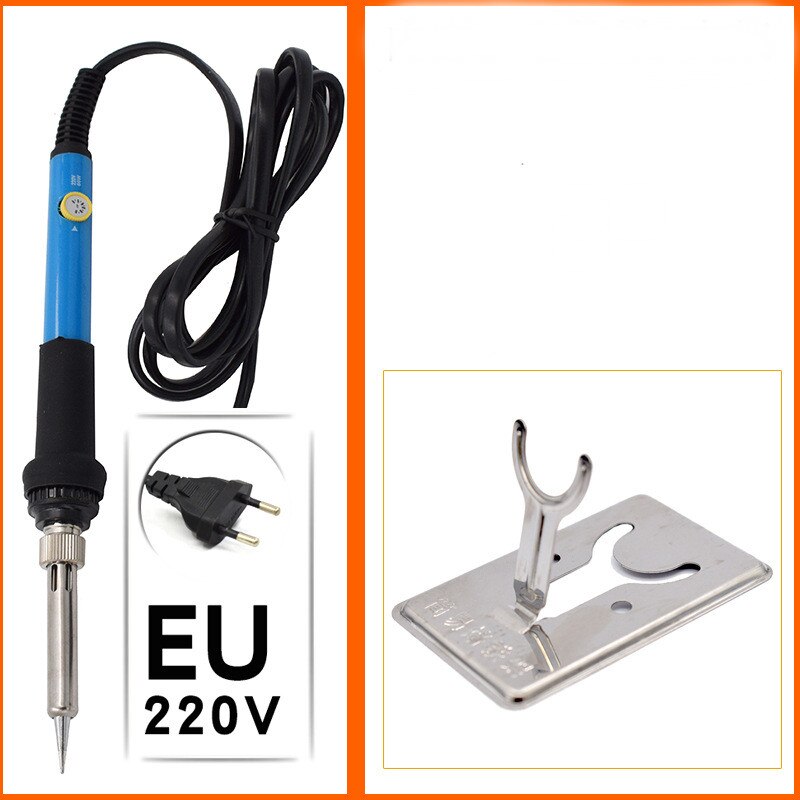 60W Wood Burning Carving Pyrography Pen Kit Adjustable Temperature Soldering Iron Welding Wood Embossing Burning Repair Set: 60W jz