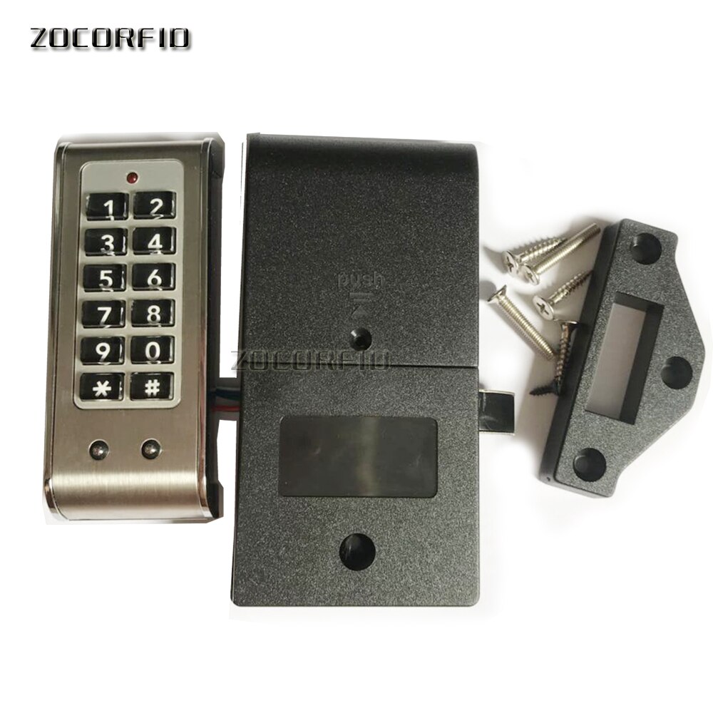 Newest stainless steel electronic password lock/electronic combination lock drawer lock/temporary password- dry battery