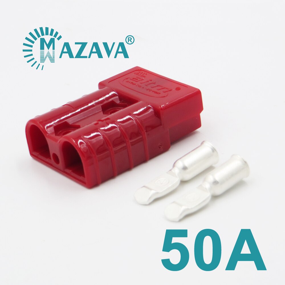 SB50 SB120 Power Connector Dual-Pole Quick Opladen Plug SB50 Elektrische Auto Batterij Ups Kabel Terminals Dc 50A 120A 600V: 50A Red