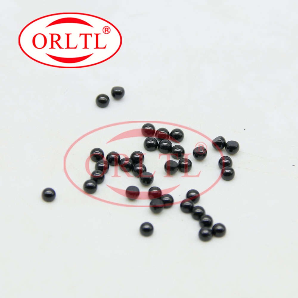 For denso sealing ball injector Common Rail Injector Spare Parts Hemisphere Balls OR1007 Injection Black Half Ball 5PCS / Bag