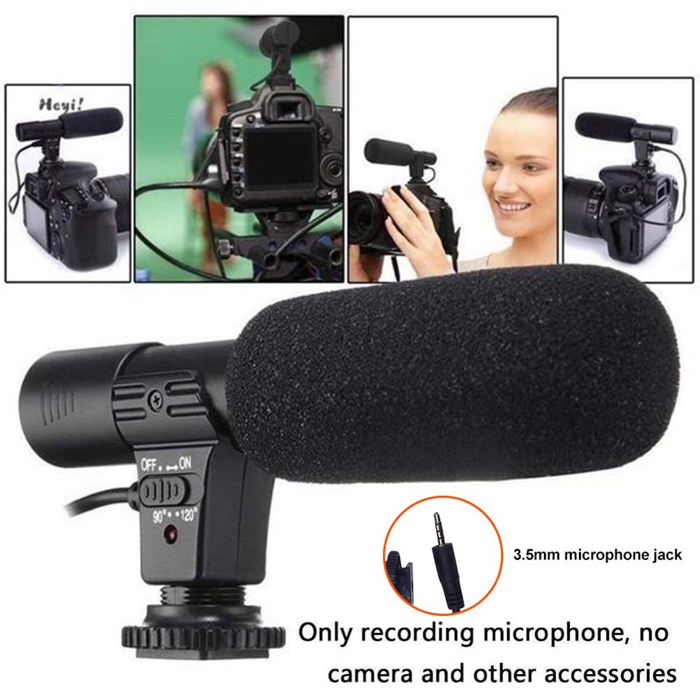3.5 Mm Stereo Camera Microfoon Vlog Fotografie Interview Digitale Video Opname Microfoon Voor Dslr Camera Pc Computer Telefoon Микрофон