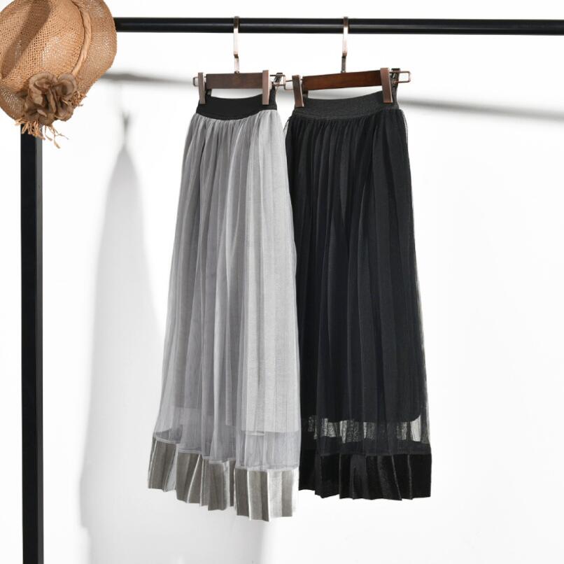 frühling Herbst Winter Baby Kleinkind Prinzessin Schule Mädchen Ballettröckchen Röcke freundlicher Kleidung Mädchen Gefaltete Lange Felsen freundlicher Kostüm