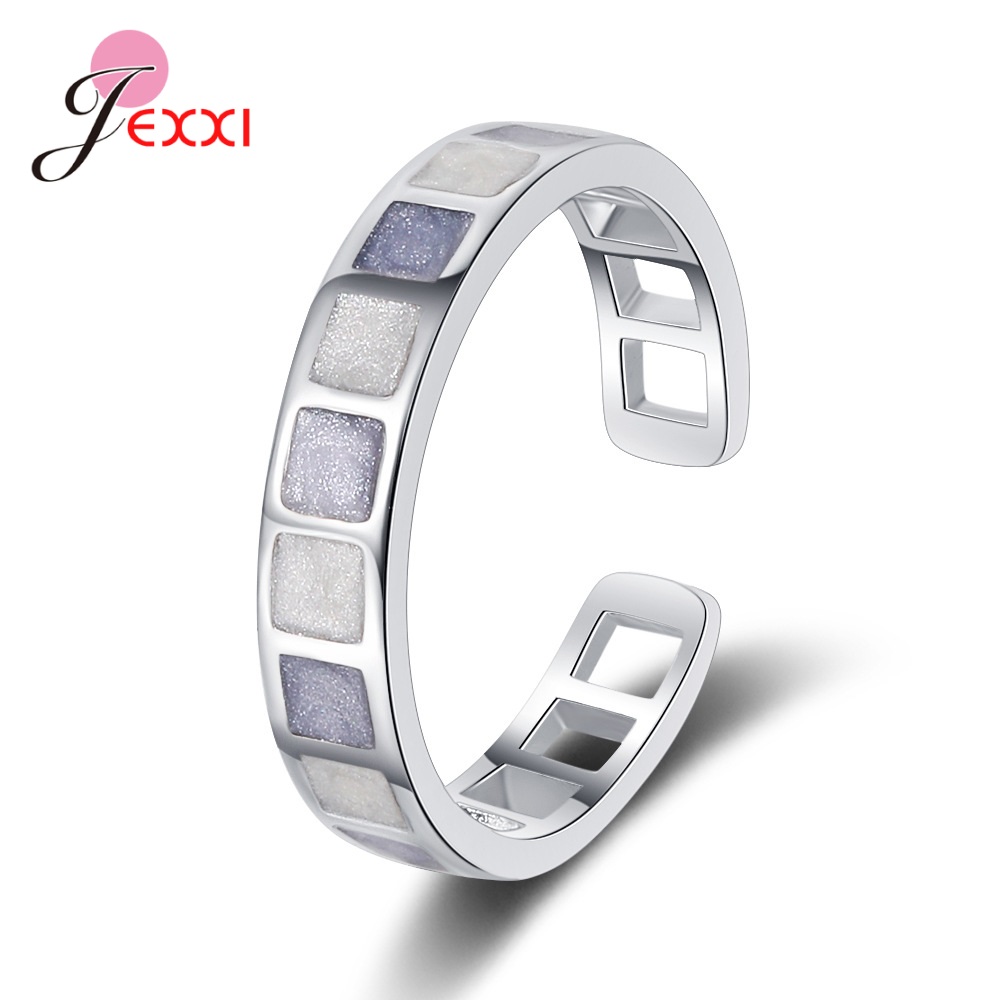 925 Sterling Zilver Elegante Temperament Ringen Sieraden Verjaardag Jubileumcadeau Voor Vrouwen Meisjes