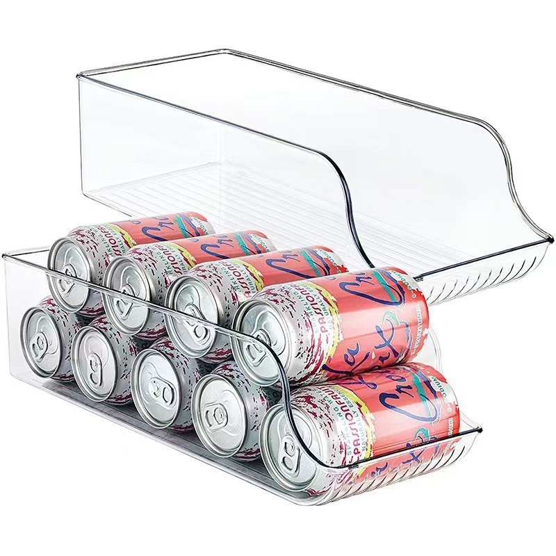 Koelkast Organizer Bins Blikjes Frisdrank Dispenser Drank Fles Houder Koelkast Organizer Pantry Organisator Keuken Opbergrek blikjes houder koelkast