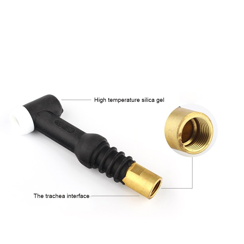 250A DC 160A AC Tig Welding Torch WP-26F SR-26F Welding Soldering Torch Accessories Flexible Head Body Gas Cooled 26 Series