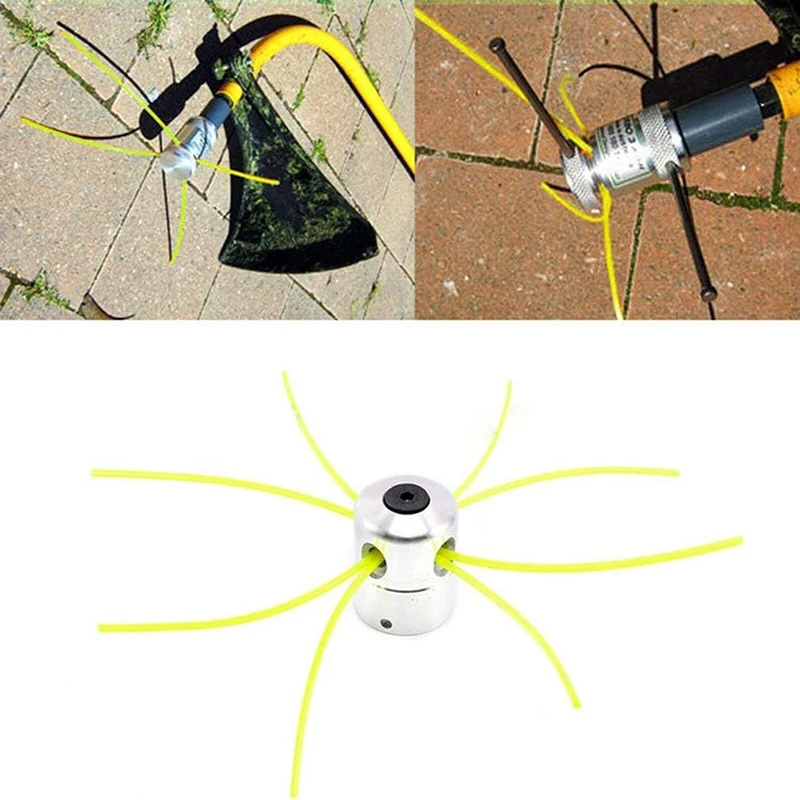 Gereedschapsonderdeel Voor Grasmaaier Cilindrisch Gras Kop Strimmer Kop Zilver Aluminium Trimmer Kopsnijder Accessoires