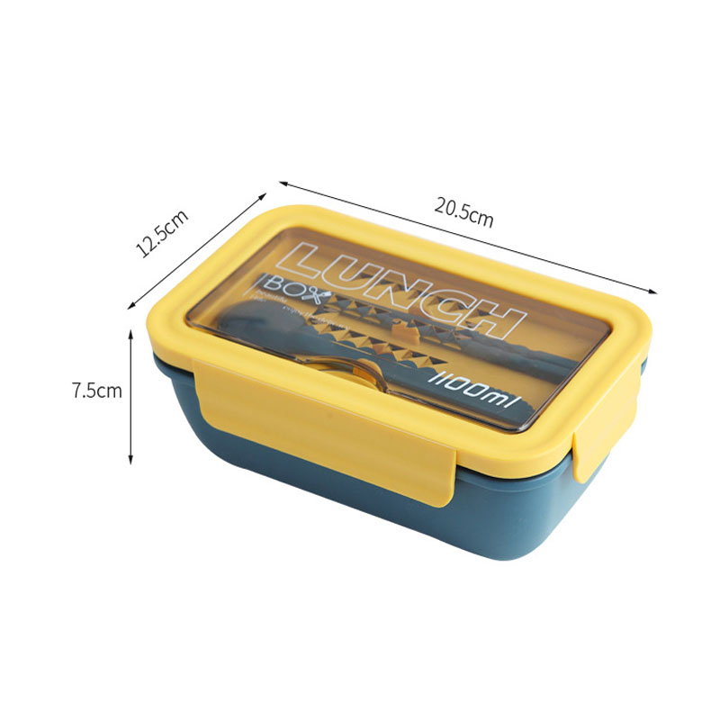 Lunch Box Bento Box for Student Office Worker Double-layer Microwave Heating Lunch Container Food Storage Container Box