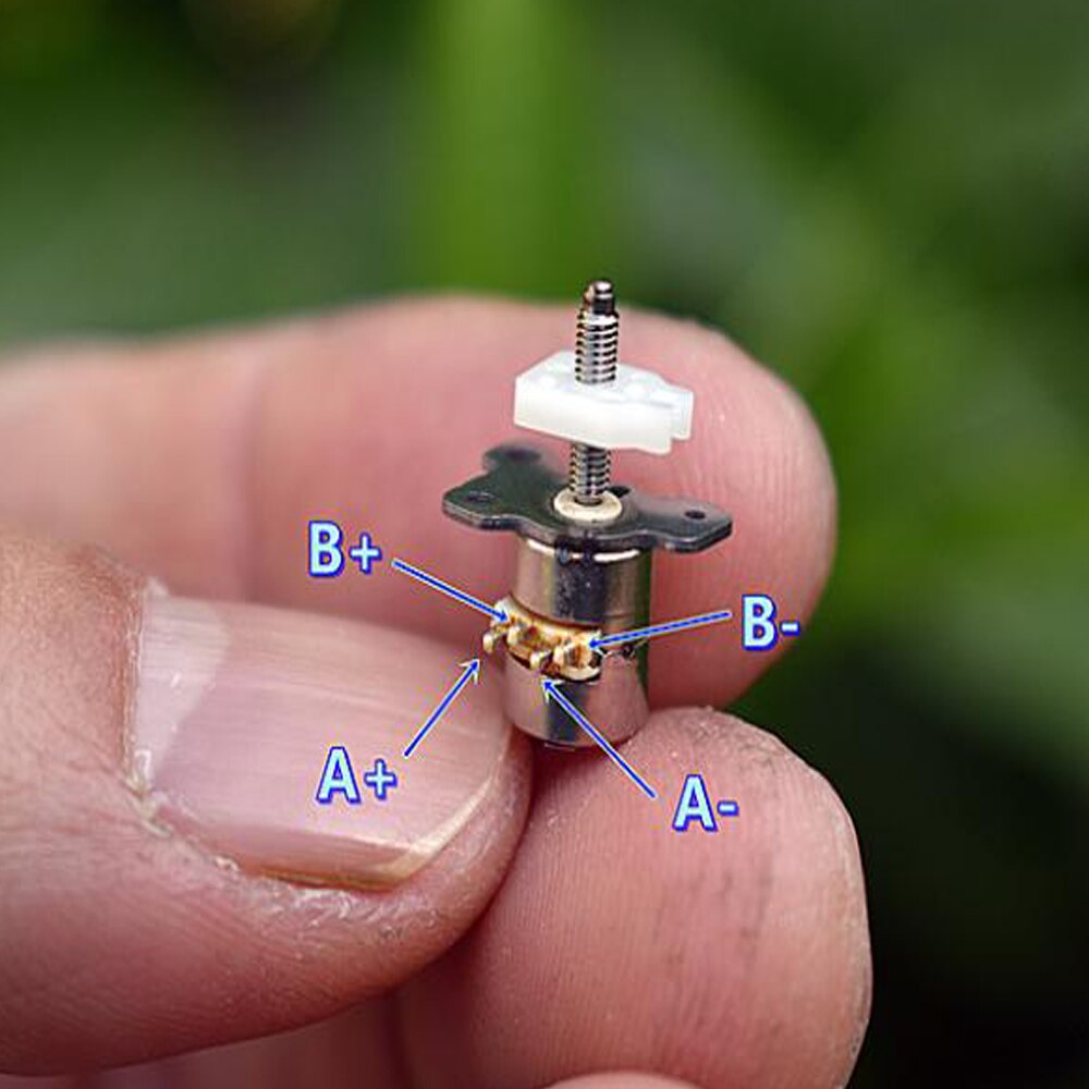 Mini 6mm Mikro Rutsche Schraube Schrittmotor 2 Phase 4 Draht Schrittmotor sehr klein linear Antrieb Mikro Schrittmotor mit Schieberegler