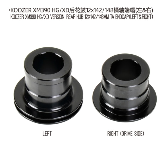 Koozer MTB Hub Werkzeug-freies Endkappe Für XM390 Reparatur Teile 9x 100 QR 10x135mm 15x 100 TA 12x14 2 141 12x148 Schub THR Konverter Adapter: R HG XD TA Paar