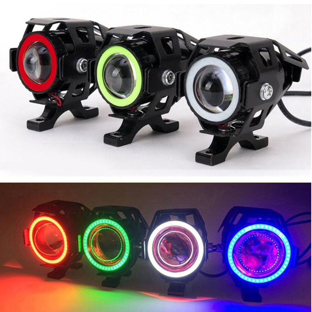 Faro LED antiniebla para Moto rcycle U7, lámpara de trabajo, para Moto rbike, 3000LM, luces auxiliares de conducción