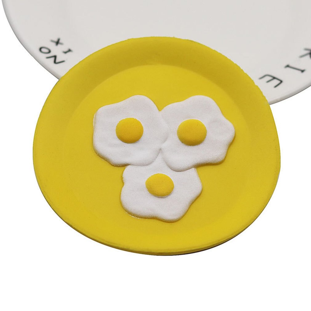 Food Dishes Shape Slow Rising Squishies Toy for Relieves Stress Anxiety Charm Pendant Anti-stress Toys for Children Adult