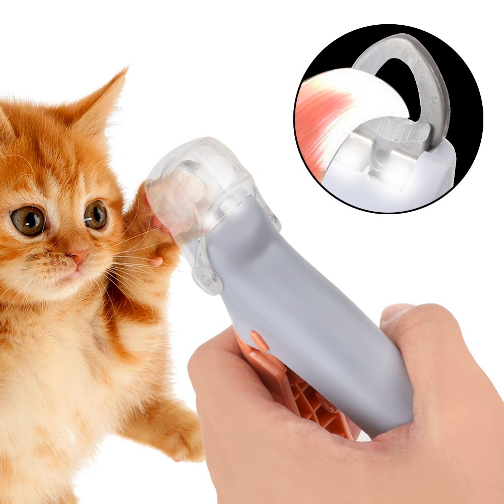 Koiran kynsisakset lemmikkieläinten kynsileikkurit leikkuri hoito sähköinen kynsi sakset kissa koira tuotteet led -valolla kynsi sakset