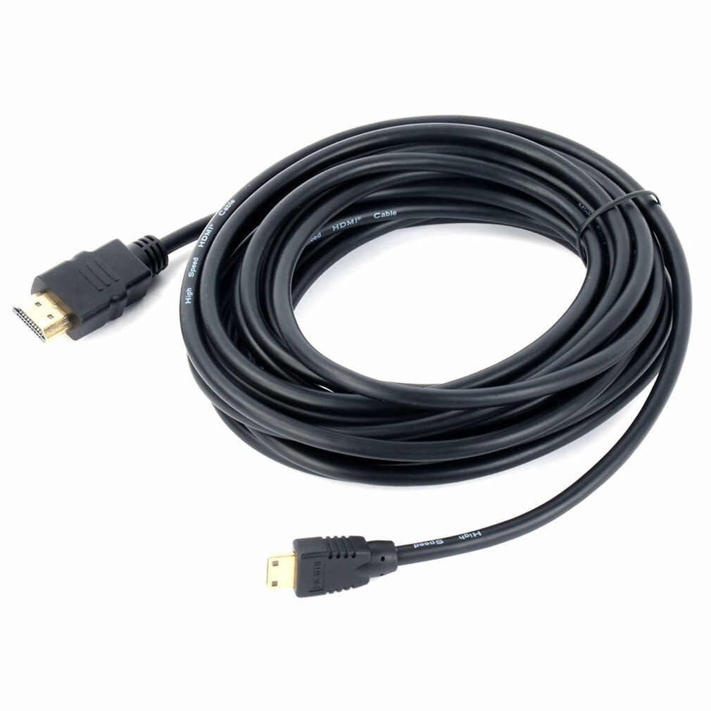 1M,1.5m,2M,3M High speed Gold Plated HDMI TO MINI HDMI Plug Male-Male HDMI Cable 1.4 Version 1080p 3D for TABLETS DVD