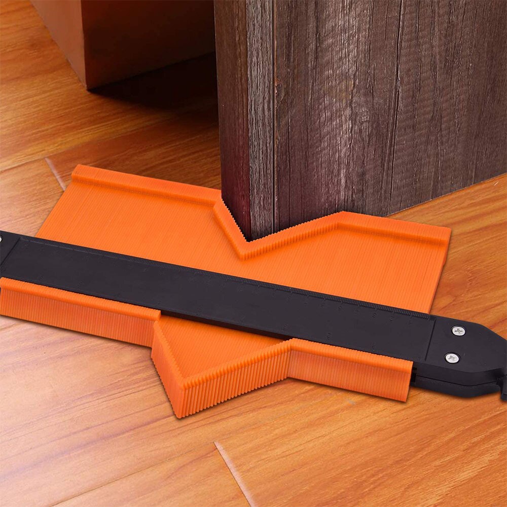 5/10 Inch Contour Gauge with Lock Shape Contour Gauge Duplicator Contour Scale Template Tiling Measuring Ruler Carpenter Tools