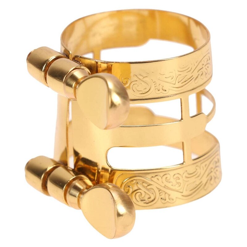 Metalen messing e altsax rubber bakeliet mondstuk rietbinder met gesneden voor altsaxofoon en klarinet accessoire