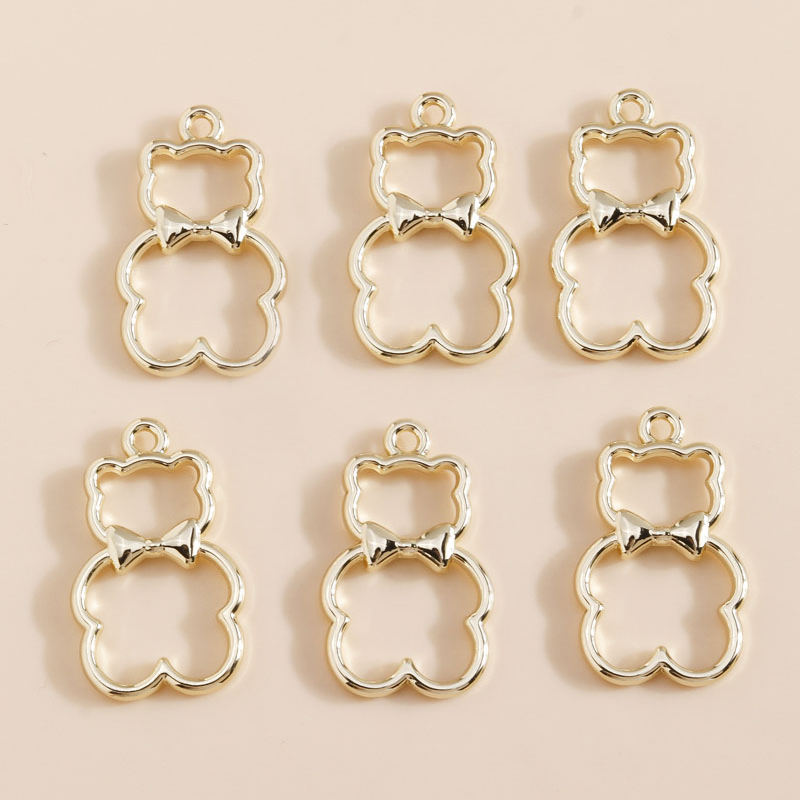 8 Uds. De bonitos colgantes de aleación chapados en oro con forma de estrella y Luna para hacer joyería DIY, accesorios hechos a mano, pendientes, collares,: orange