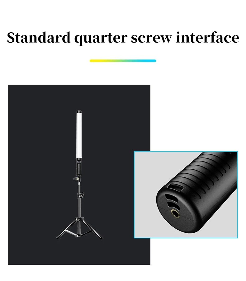 Rgb Kleurrijke Led Stok Vullen Licht Handheld 20W 3000K Led Flash Light Stick Speedlight Fotografische Verlichting