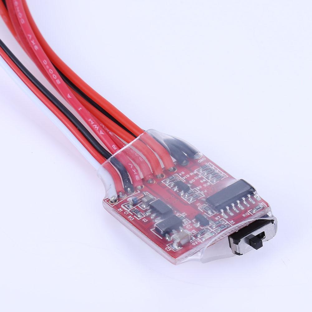 20A 3-9V Mini Brushed Electric Speed Controller Esc Borstel Elektronische Motor Speed Controller Voor Rc Auto