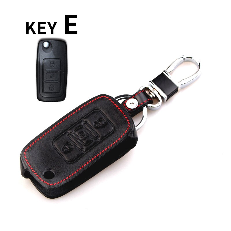 Metal leather Car Key Shell Cover Case keychain For Great Wall HAVAL H1 H2 H3 H5 H6 H7 H8 H9 M4 M6 Concept COUPE F7x SC C30 C50: KEY E