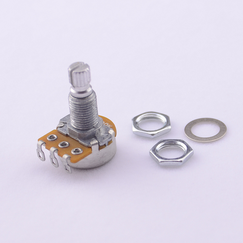 【Made In Korea】 1 Stuk B50K/B100K Balans Potentiometer (Pot) Met Center Detent Voor Elektrische Bas