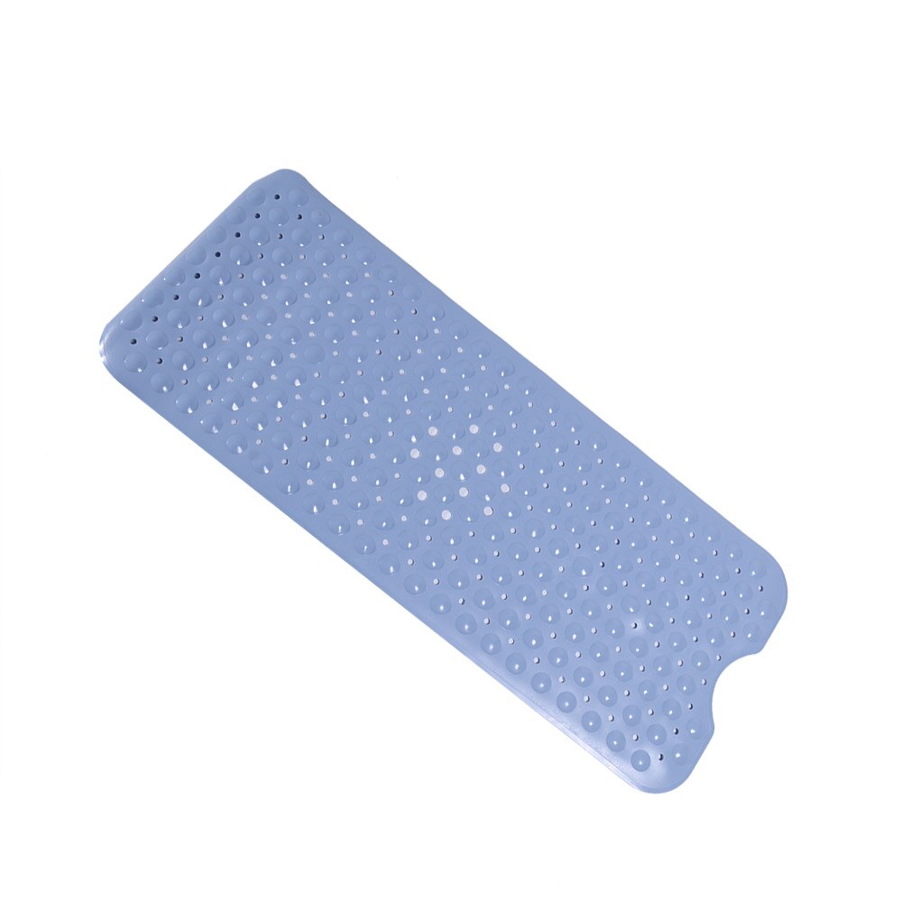 Non Slip PVC Sucker Badkamer Producten Badmat Badkamer Tapijt Veiligheid Douche Bad Met Zuignappen Transparant: Blauw