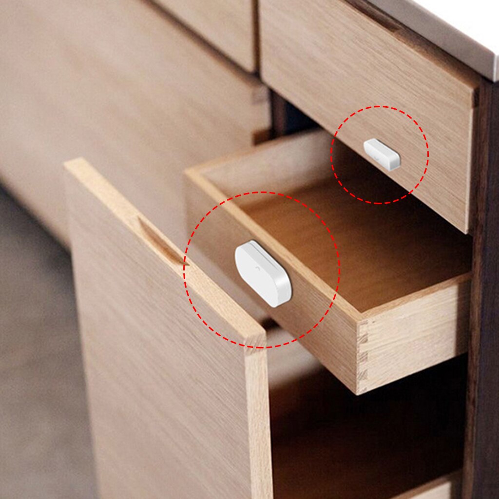 Wireless Door Window Alarm Contact Sensor Wireless Smart for Apartment Dorm House