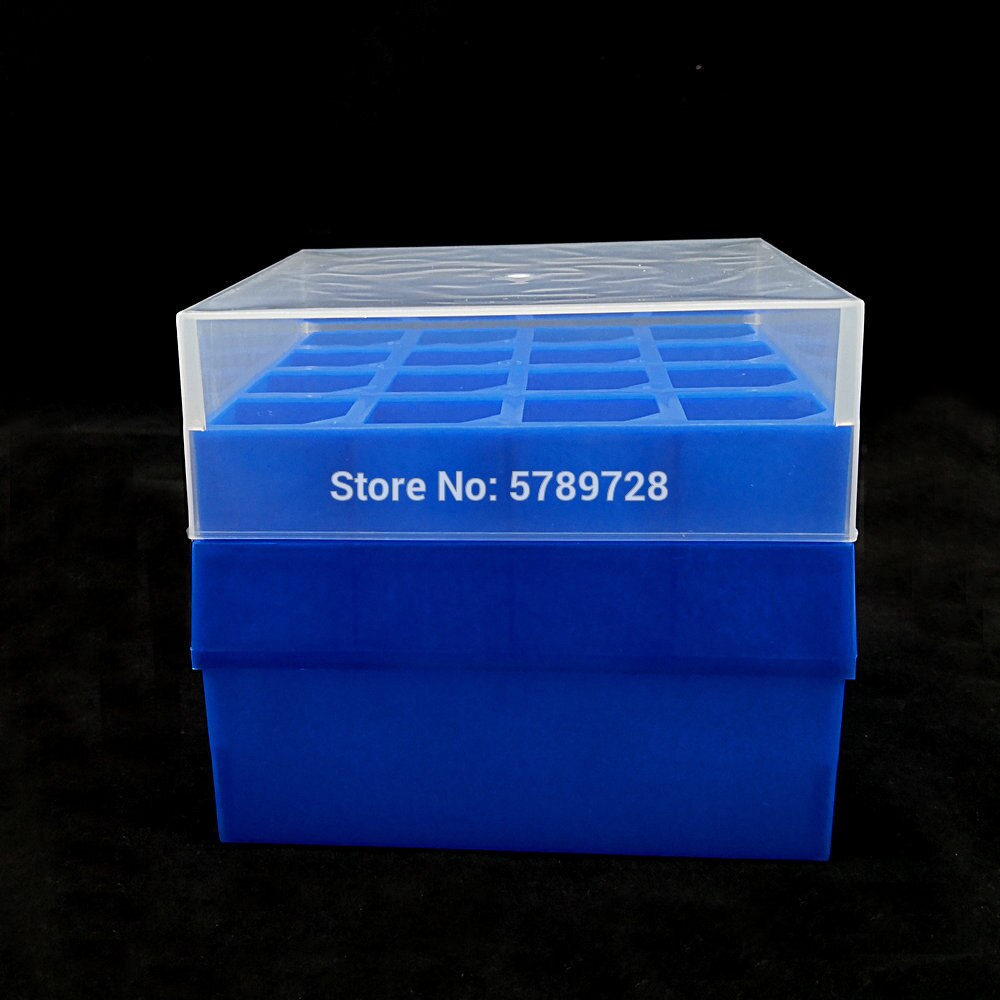 1piece Centrifugal tube box with 16 holes PCR tube Storage rack For storing 50ml centrifuge tubes Laboratory supplies