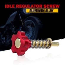 2X For PWK Carburetor Air Fuel Mixture Idle Speed Adjuster Screw 21mm-34mm Carb Red Idle Speed Adjustment Screw