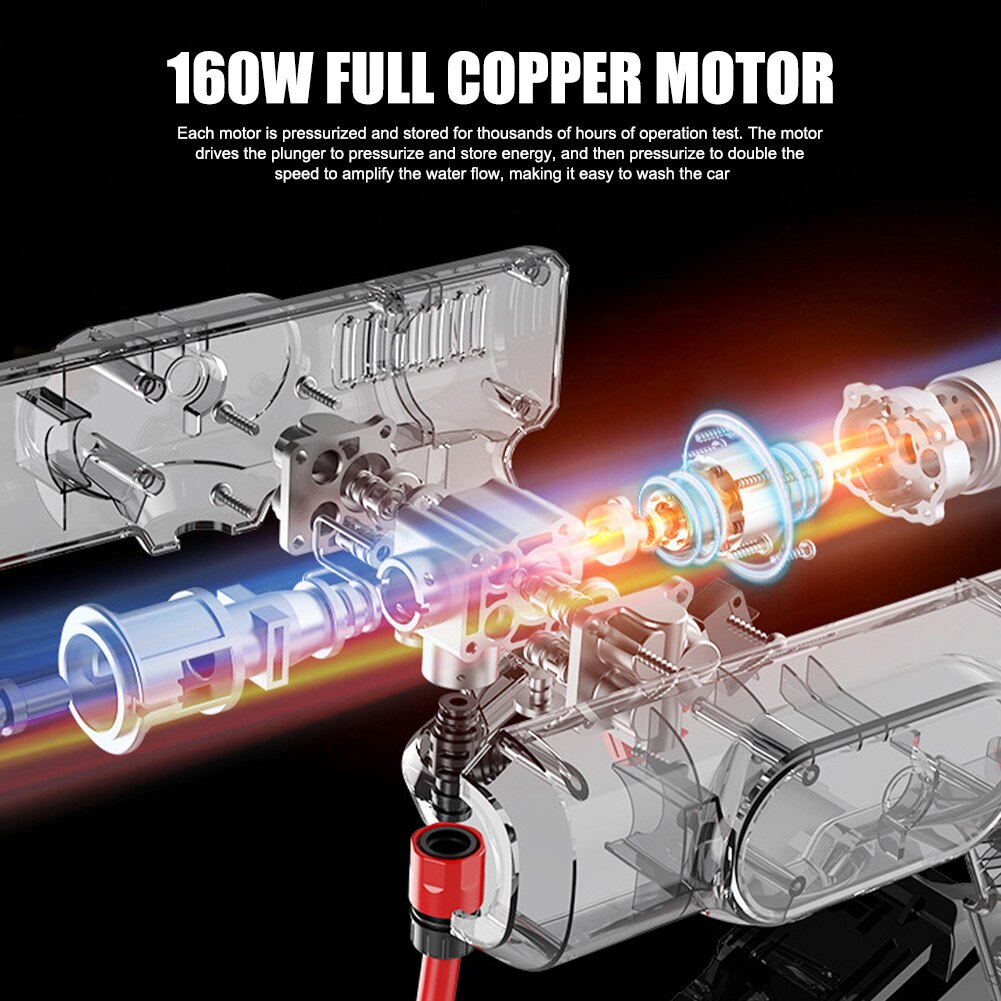 Przenośny 12V/21V akumulatorowa myjka ciśnieniowa środek robić mycia samochodów zasilanie bateryjne wysokociśnieniowa myjnia samochodowa rozpylać czyszczący pistolet na wodę