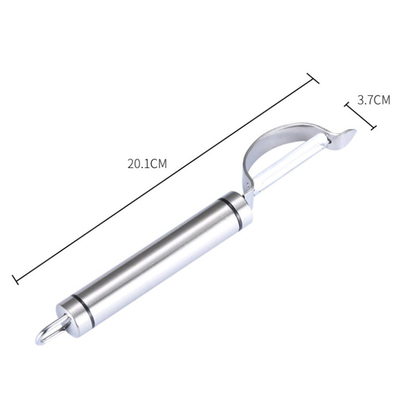2 stuks roestvrijstalen dunschiller, fruit- en groentesnijder, aardappel-meloenrasp, multifunctionele dunschiller, keukengadgets