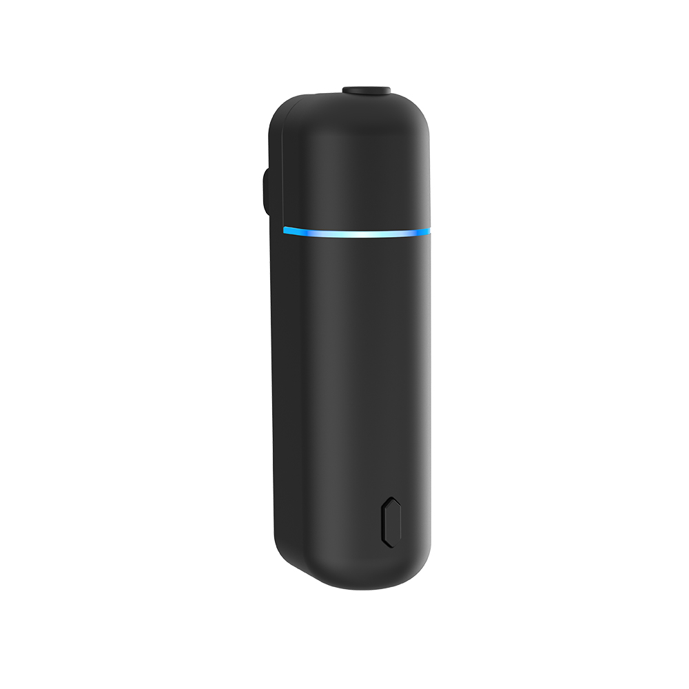 HIINST Car Aroma Diffuser Mini USB Rechargeable Scent Machine Fragrance Oil Car Air Freshener Essential Oil Diffuser Vent Clip: black