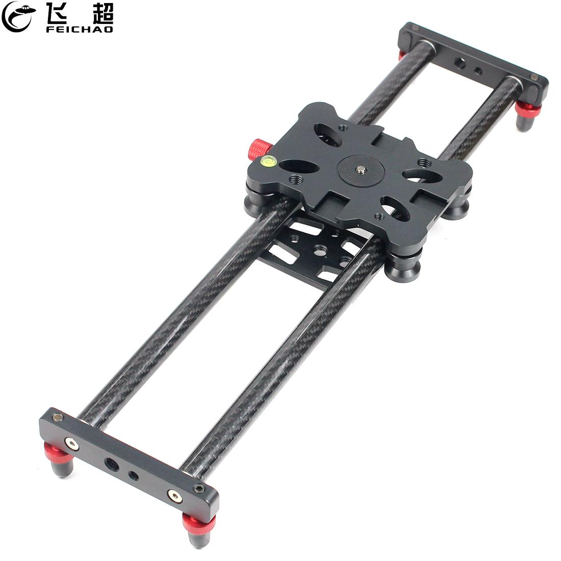 40cm Carbon Fiber Mini Slider Rail Bearing Desktop Stabilizer Universal Tripod for Track Slider Dolly Samrtphone DSLR Camera 3kg