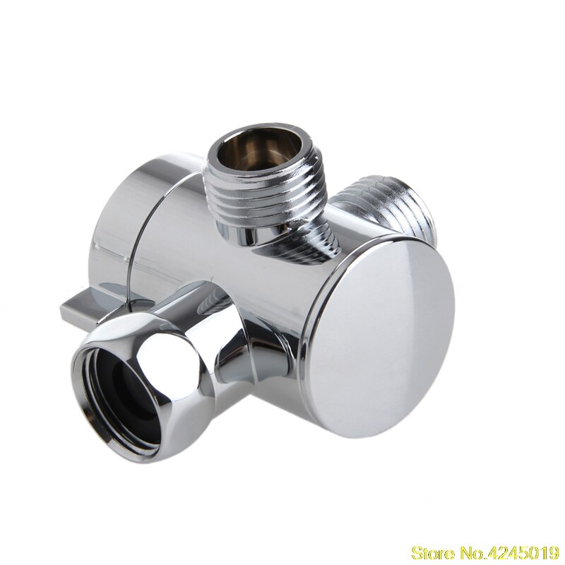 3 Way T-Adapter Valve Voor Wc Bidet Douchekop Omschakelklep 1/2 Inch